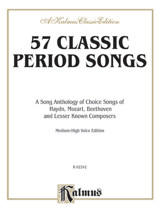 57の古典派歌曲集（中高声用）《輸入合唱楽譜》