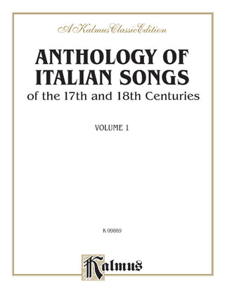 イタリア歌曲集 第1巻（17-18世紀）《輸入声楽楽譜》
