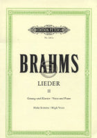 ブラームス／歌曲集第2巻（高声用）(ペータース出版)《輸入声楽，合唱