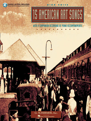 15のアメリカ芸術歌曲集（高声用）《輸入声楽，合唱譜》の画像