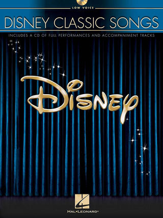 ディズニー・クラシック・ソング集（低声用、10曲収録）《輸入ヴォーカル楽譜》の画像