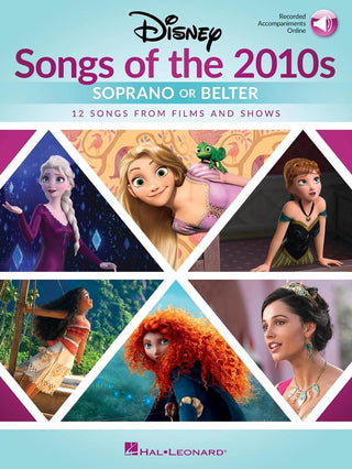 2010年代のディズニー・ソング（ソプラノ・12曲収録）《輸入ヴォーカル楽譜》の画像