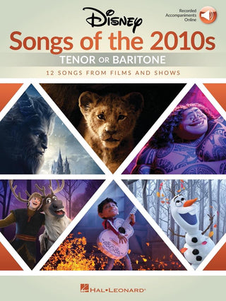 2010年代のディズニー・ソング（テナー／バリトン・12曲収録）《輸入ヴォーカル楽譜》の画像