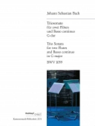J.S.バッハ／トリオソナタ・ト長調・BWV.1039《輸入フルート二重奏楽譜》