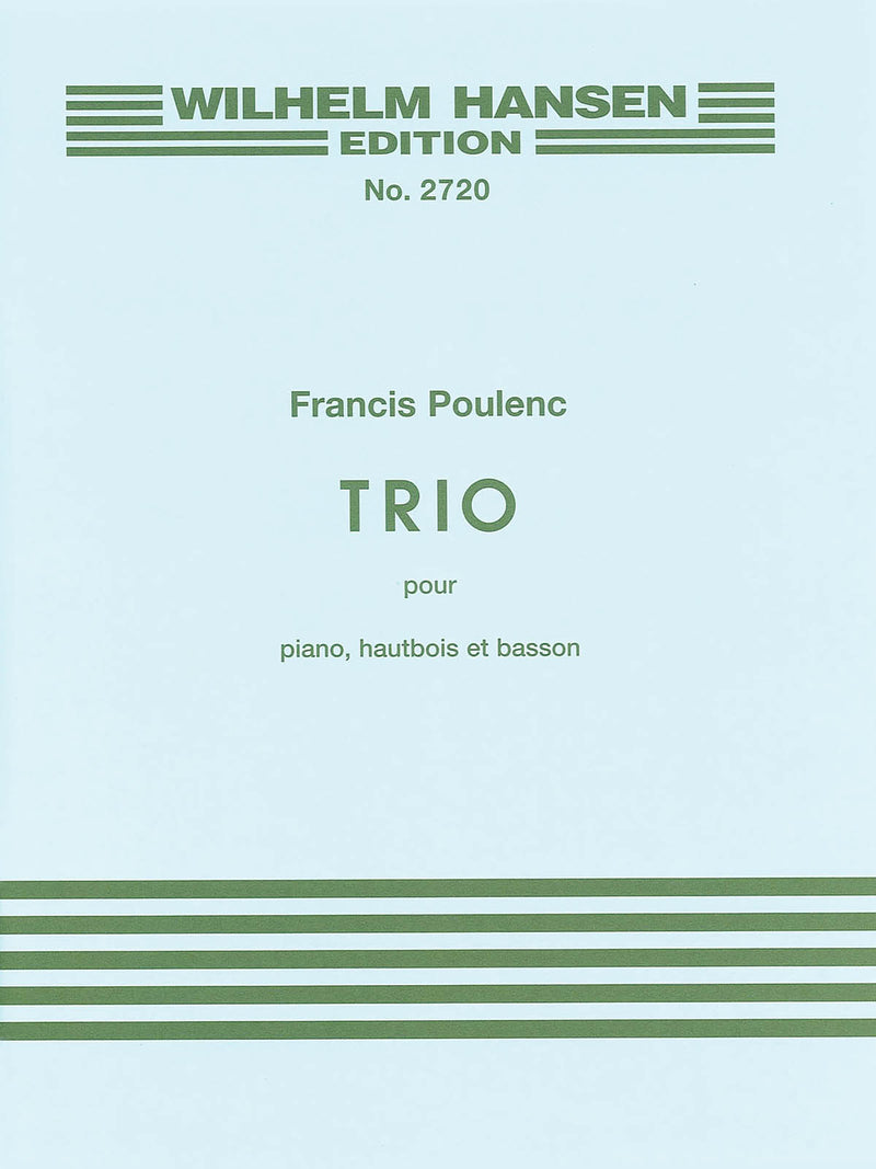 プーランク／ピアノ、オーボエとファゴットのための三重奏曲の画像