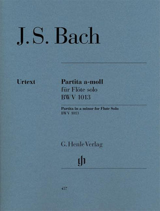 J.S.バッハ／無伴奏フルートのためのパルティータ ホ短調 BWV1013 (原典版/ヘンレ社)《輸入フルート楽譜》の画像