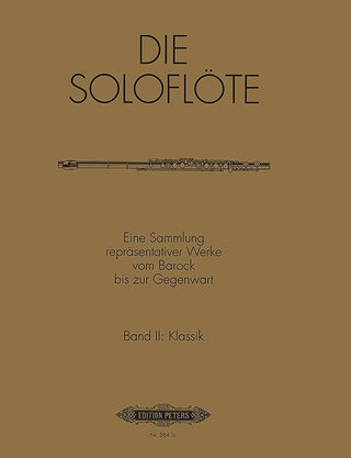 【版元品切】フルート・ソロのためのバロックから20世紀までの作品選集Vol. 2《輸入フルート楽譜》（ペータース出版）の画像
