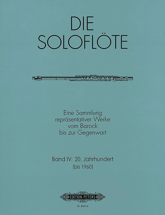 フルート・ソロのためのバロックから20世紀までの作品選集Vol. 4《輸入フルート楽譜》（ペータース出版）の画像