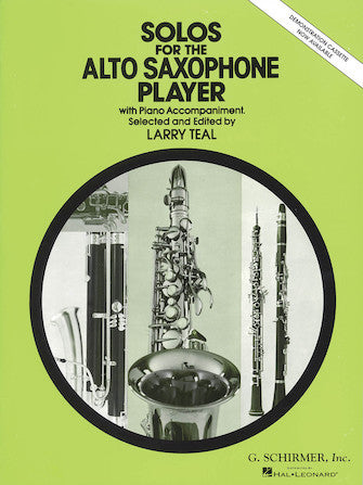 アルト・サックス奏者のためのソロ作品集《輸入サックス楽譜》の画像