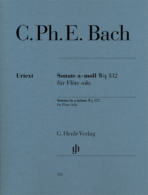 C.P.E.バッハ／フルート・ソナタ イ短調 Wq 132《輸入フルート楽譜》の画像