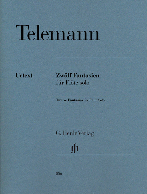 テレマン／無伴奏フルートのための12のファンタジア TWV 40:2-13《輸入フルート楽譜》の画像