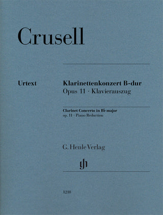 クルーセル／クラリネット協奏曲 第3番 変ロ長調 作品11 (ピアノ・リダクション)《輸入クラリネット楽譜》の画像