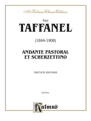 タファネル／アンダンテ・パストラルとスケルツェッティーノ《輸入フルート楽譜》