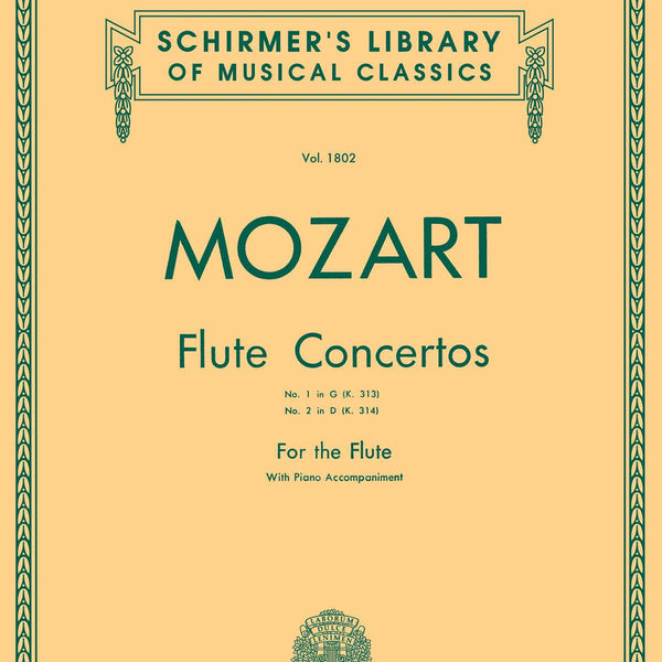 モーツァルト／フルート協奏曲第1番と第2番《輸入フルート楽譜