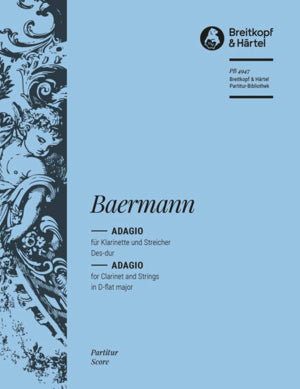 ベールマン／アダージョ・変ニ長調《輸入クラリネット楽譜》の画像