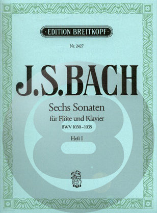 J.S.バッハ／6つのフルートソナタ・第2巻・BWV.1033-1035《輸入フルート楽譜》の画像