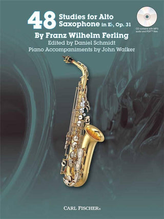 フェルリング／アルト・サクソフォンのための48の練習曲 ニ調変ホ長調 作品31【CD付】（C.Fischer版）《輸入サックス楽譜》