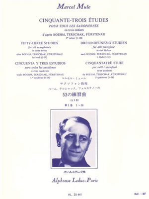 ミュール／ベーム、テルシャックとフルステナウによる53の練習曲 第3巻《輸入サックス楽譜》の画像