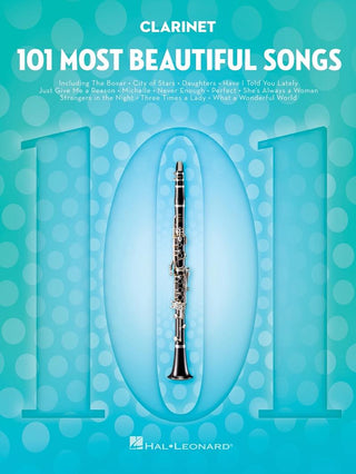 101曲の美しいソング集（クラリネットソロ用）（101曲収録）《輸入クラリネット楽譜》の画像