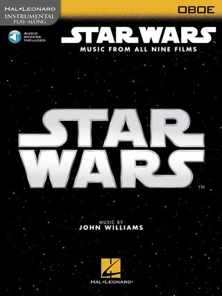 スター・ウォーズ曲集 9つのすべてのエピソードより(16曲収録)」【ソロ・オーボエ編】(インストゥルメンタル・プレイ・アロング・シリーズ)《オーディオ・オンライン・アクセスコード付》《輸入オーボエ楽譜》の画像